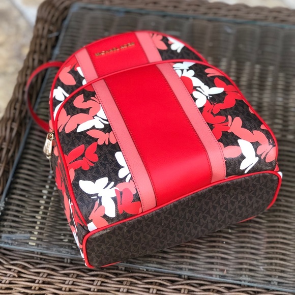Michael Kors medium butterflies Abbey Backpack - Picture 3 of 7